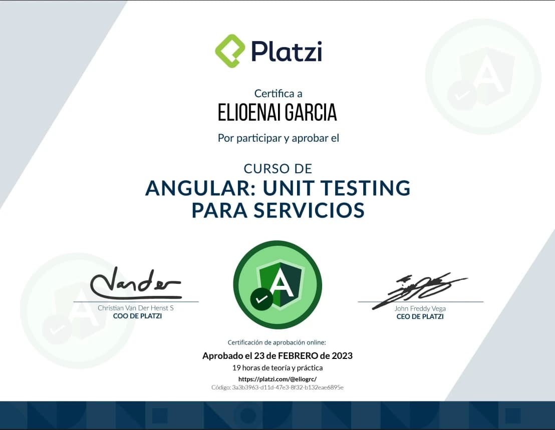 Diploma de Frontend con Angular