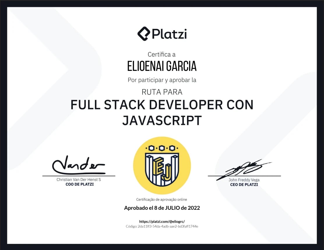 Imagen principal de Full Stack Developer con JavaScript - 1